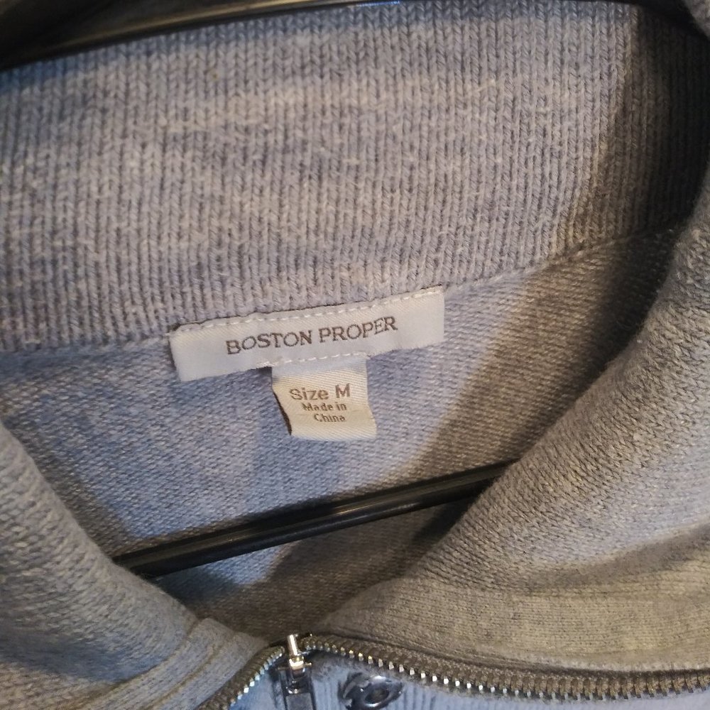 Boston Proper Zipper and Button Jacket - Picture 3 of 5